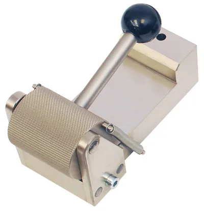 ASTM D412, ISO 283-ECCENTRIC ROLLER GRIP-FOR VULCANIZED RUBBER, ELASTOMERS, RUBBER CONVEYOR BELTS, FIMLS, SHEETS