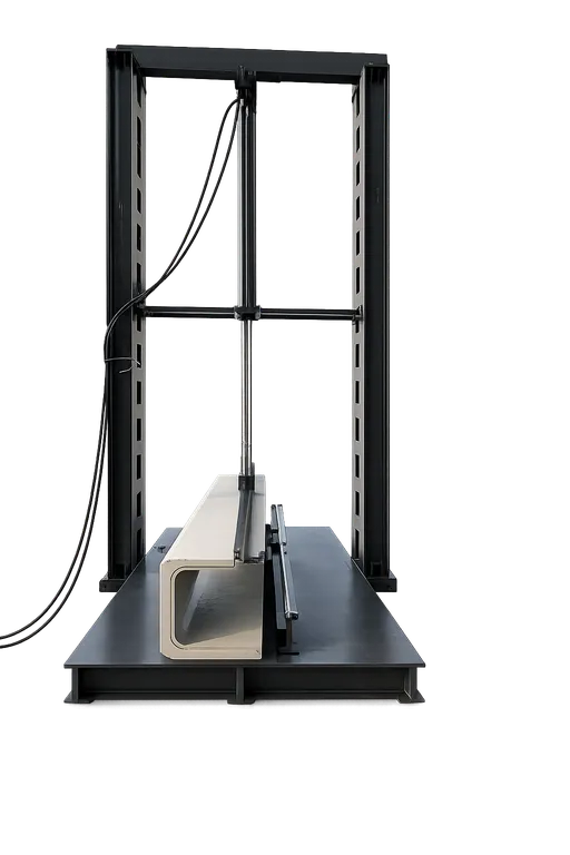 BENDING STRENGTH TEST APARATUS - FOR CABLE DUCT AND COVERS