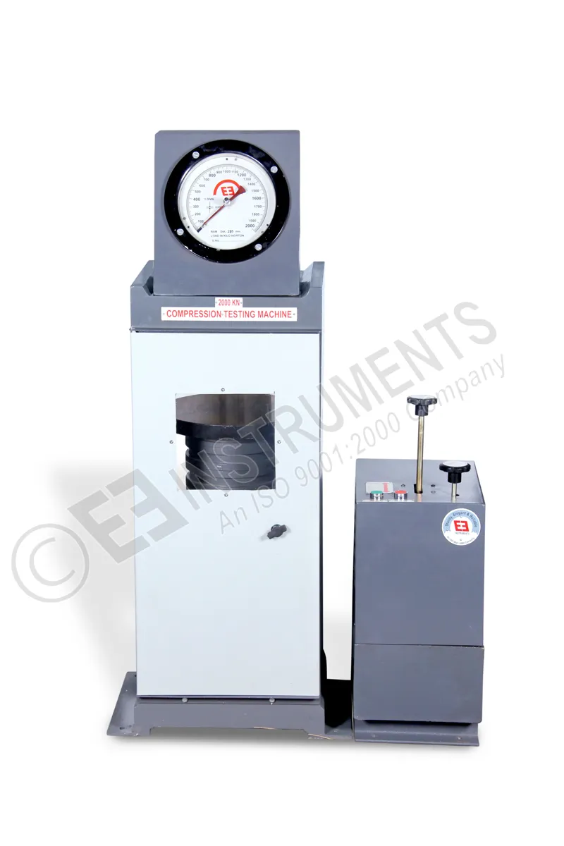 COMPRESSION TESTING MACHINE - 1000 KN-ANALOG - SINGLE GAUGE
