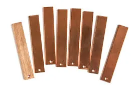 COPPER STRIPS -WITH 3.2 MM HOLE - AS PER ASTM D1838
