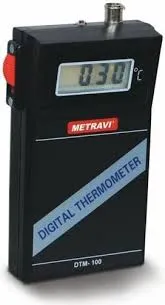 DIGITAL THERMOMETER-(DTM 100)-300°C-(CR/AL (K))- WITH 12" LONG TEMP.PROBE-