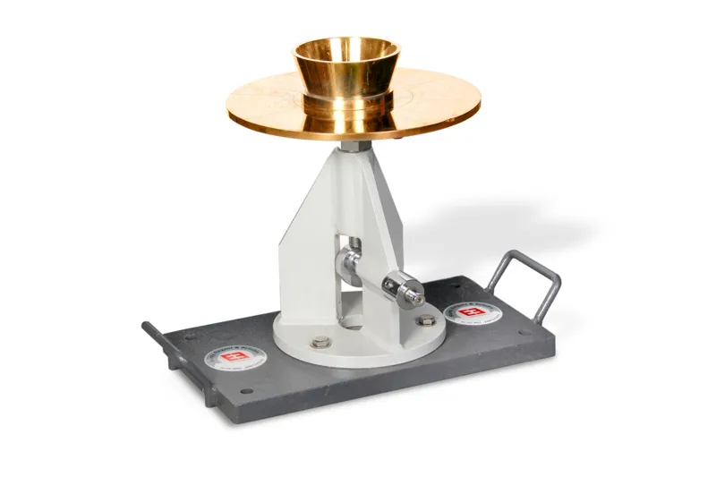 FLOW TABLE (CEMENT)-HAND OPERATED - GUNMETAL TOP - (ASTM C230)