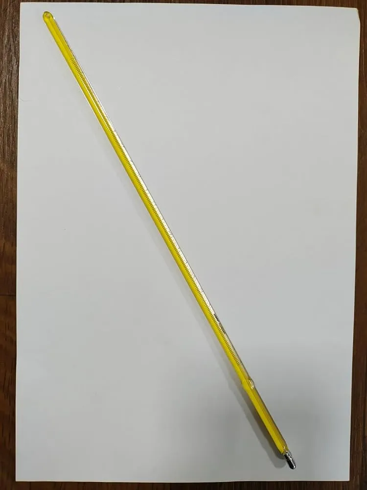GLASS THERMOMETER - (-80 / 20°C X 0.5° C) - AVIATION FUEL FREEZING POINT- ASTM 114C/IP 14C