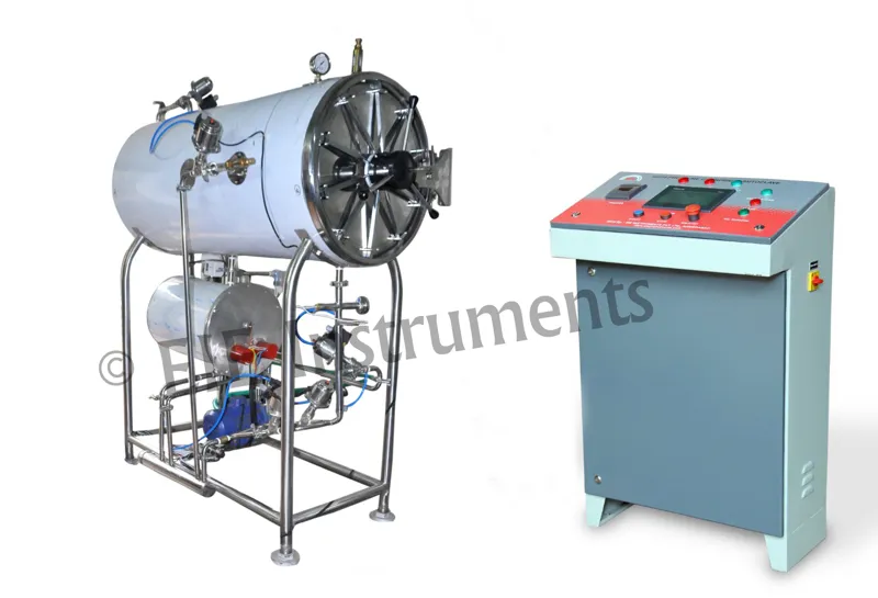 HIGH PRESSURE CYLINDRICAL HORIZONTAL STERILIZER