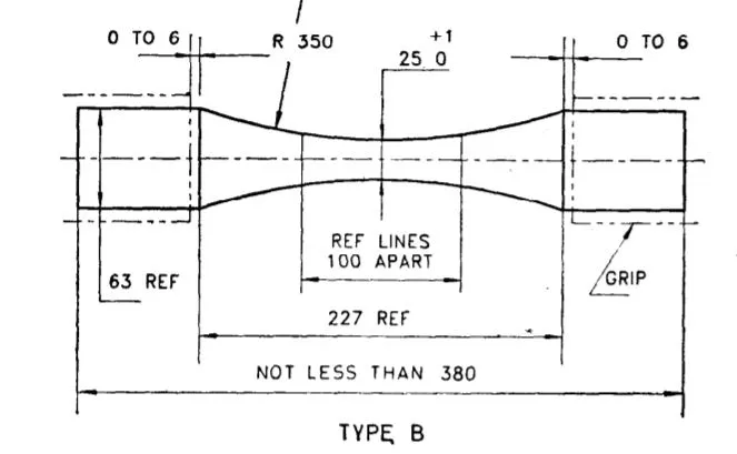 ISO 283, IS 1370-TYPE C-SPECIMEN CUTTING DIE