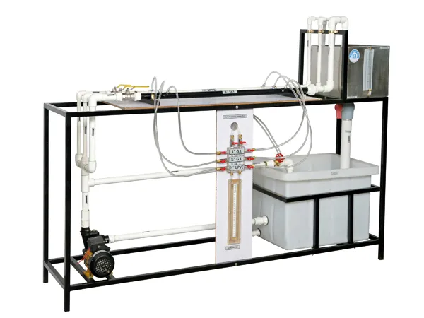 PIPE FRICTION LOSS APPARATUS WITH SS TANK-MAJOR LOSSES -VIPL-FM-7004