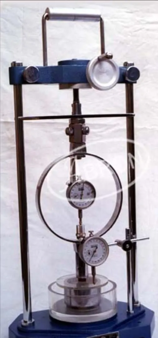 PORTABLE SWELL TEST APPARATUS WITH PROVING RING DIAL GAUGE