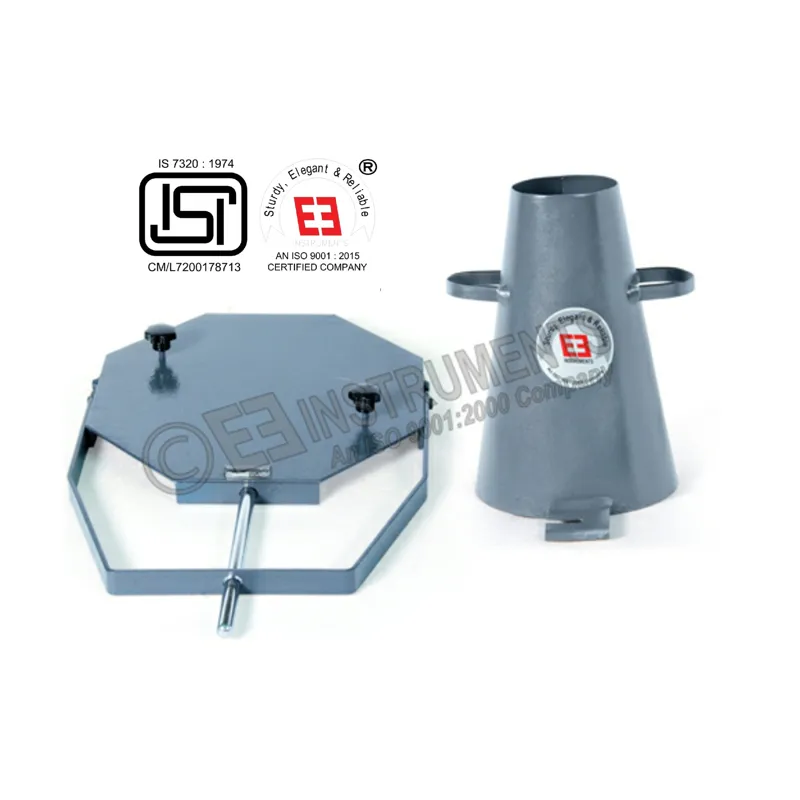 SLUMP TEST APPARATUS-(ISI MARKED)-WITH TAMPING ROD