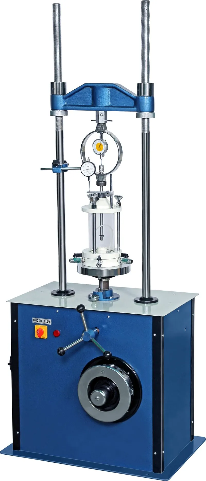 TRIAXIAL SHEAR TEST APPARATUS - FOR 38MM DIA SPECIMEN - IS :2720 - Part 11